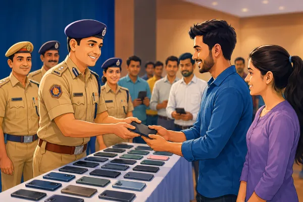 ऑपरेशन विश्वास: दिल्ली पुलिस ने 300 से अधिक खोए मोबाइल उनके मालिकों को लौटाए